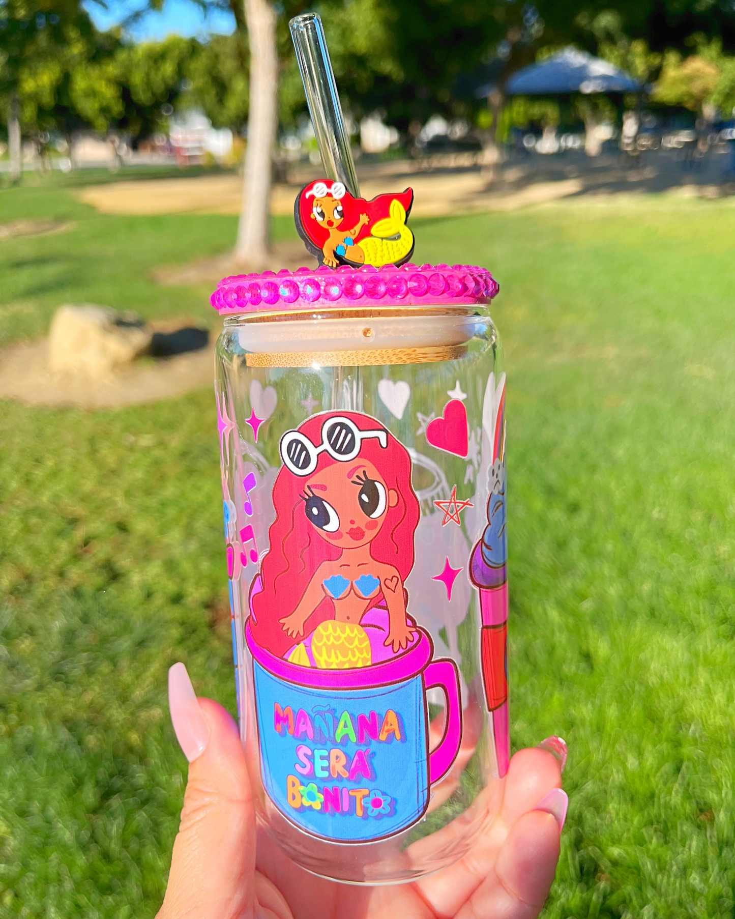 Karol G Mermaid Latte Libbey cup