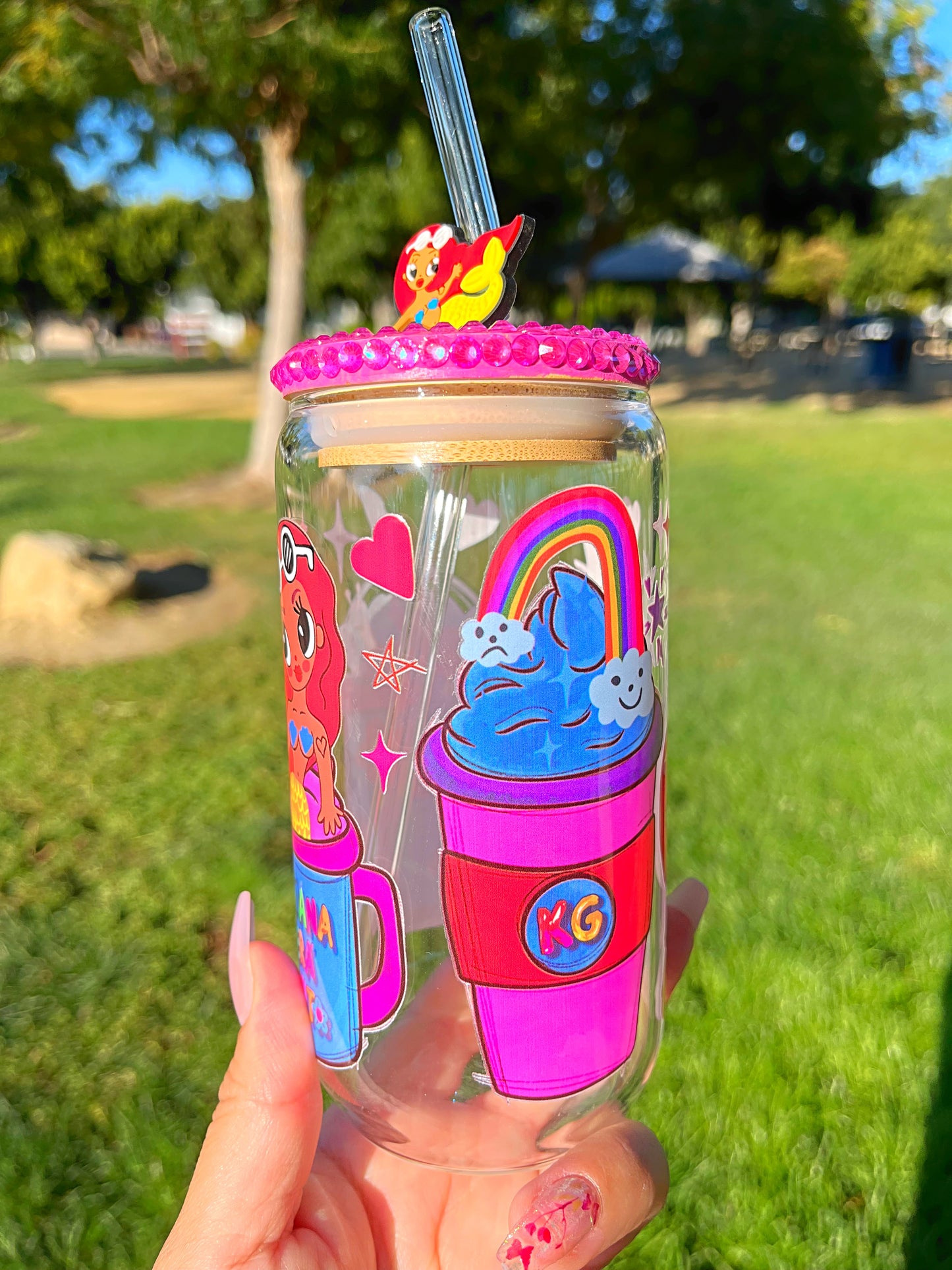 Karol G Mermaid Latte Libbey cup
