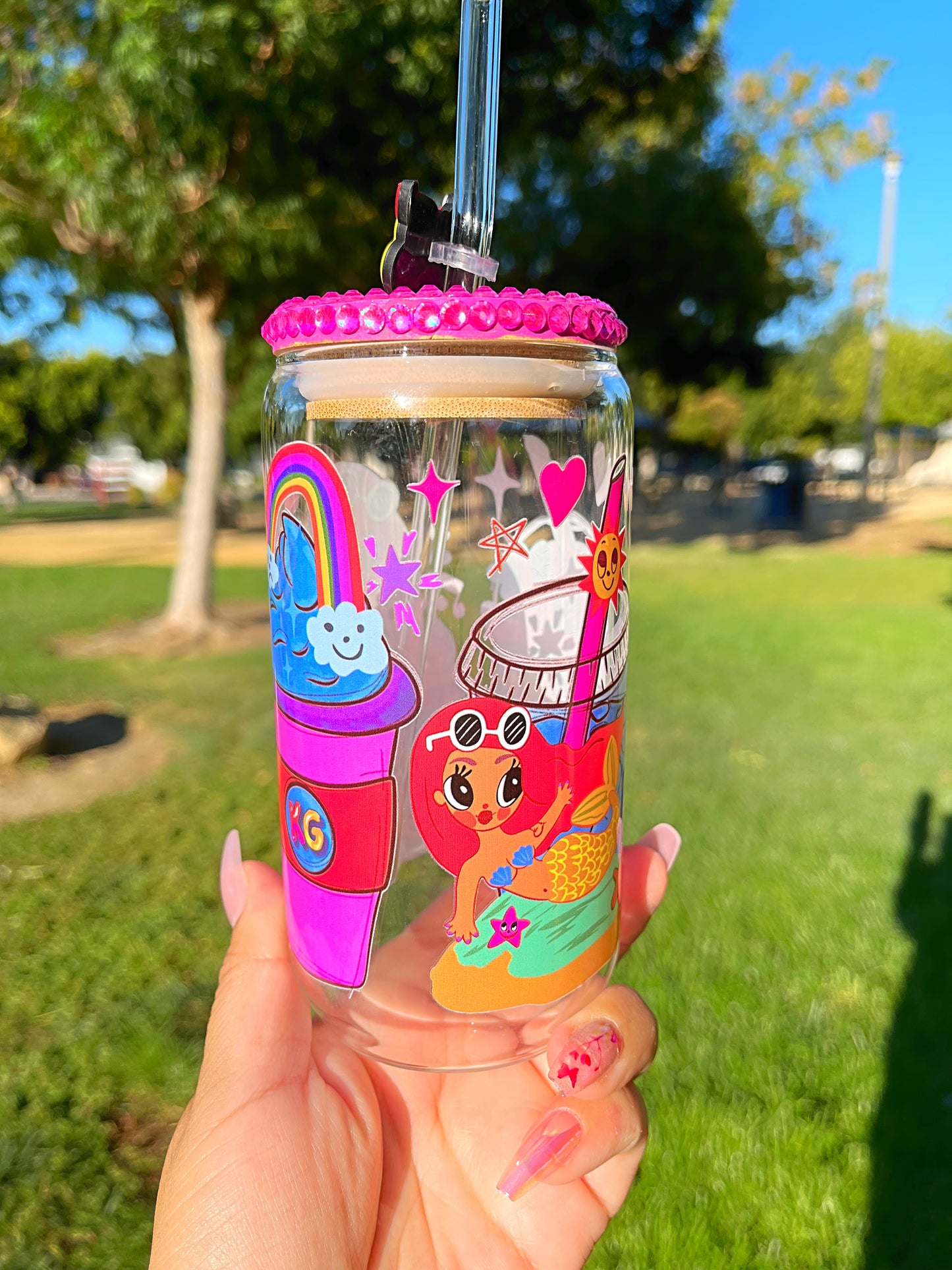 Karol G Mermaid Latte Libbey cup