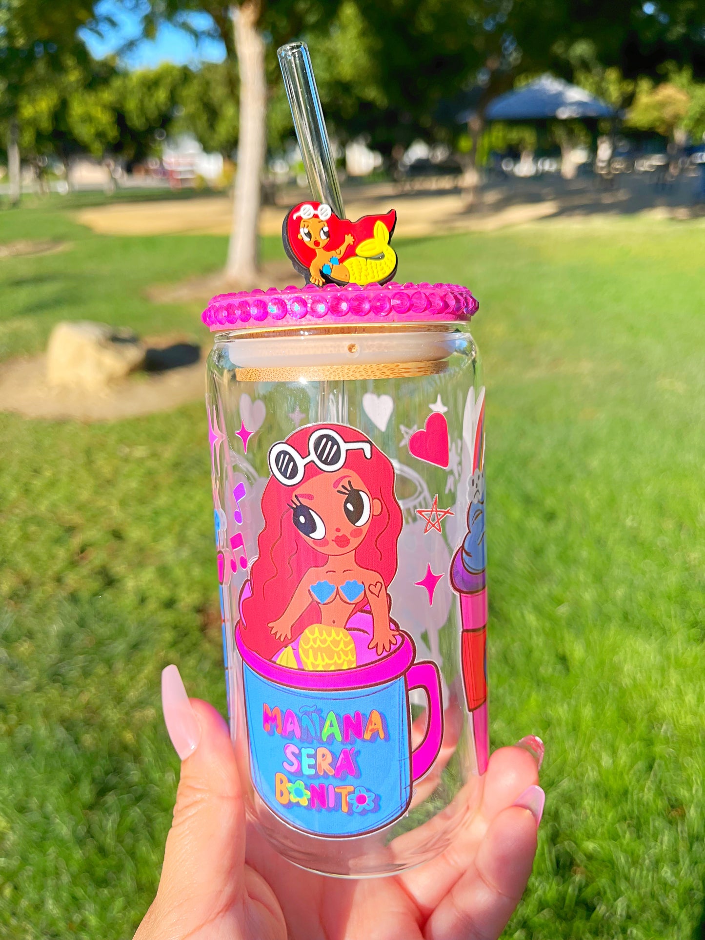 Karol G Mermaid Latte Libbey cup