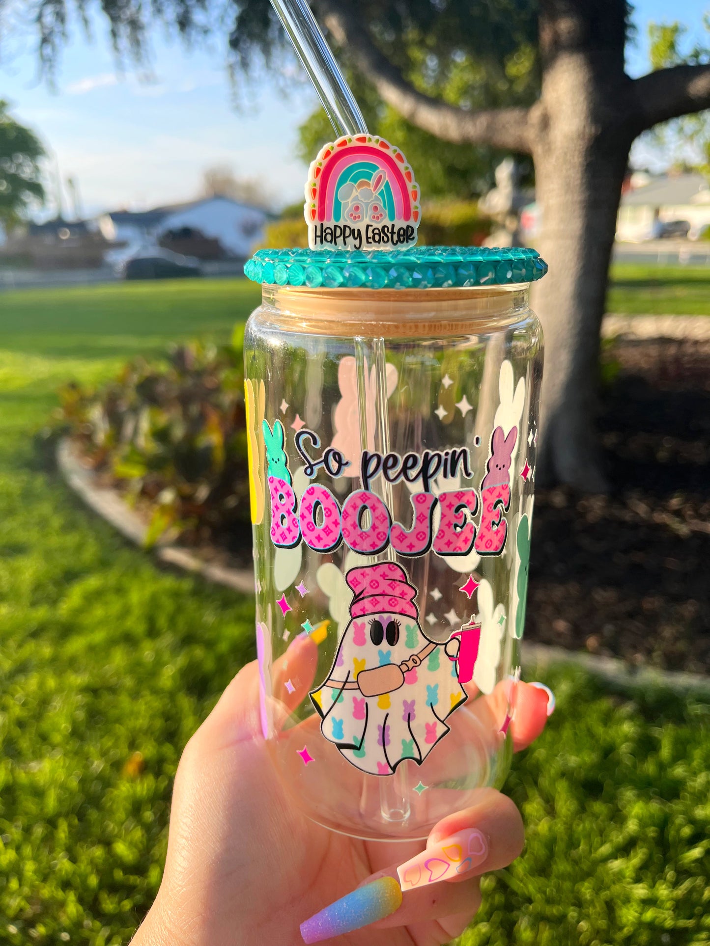 So Peepin BooJee glass libbey cup