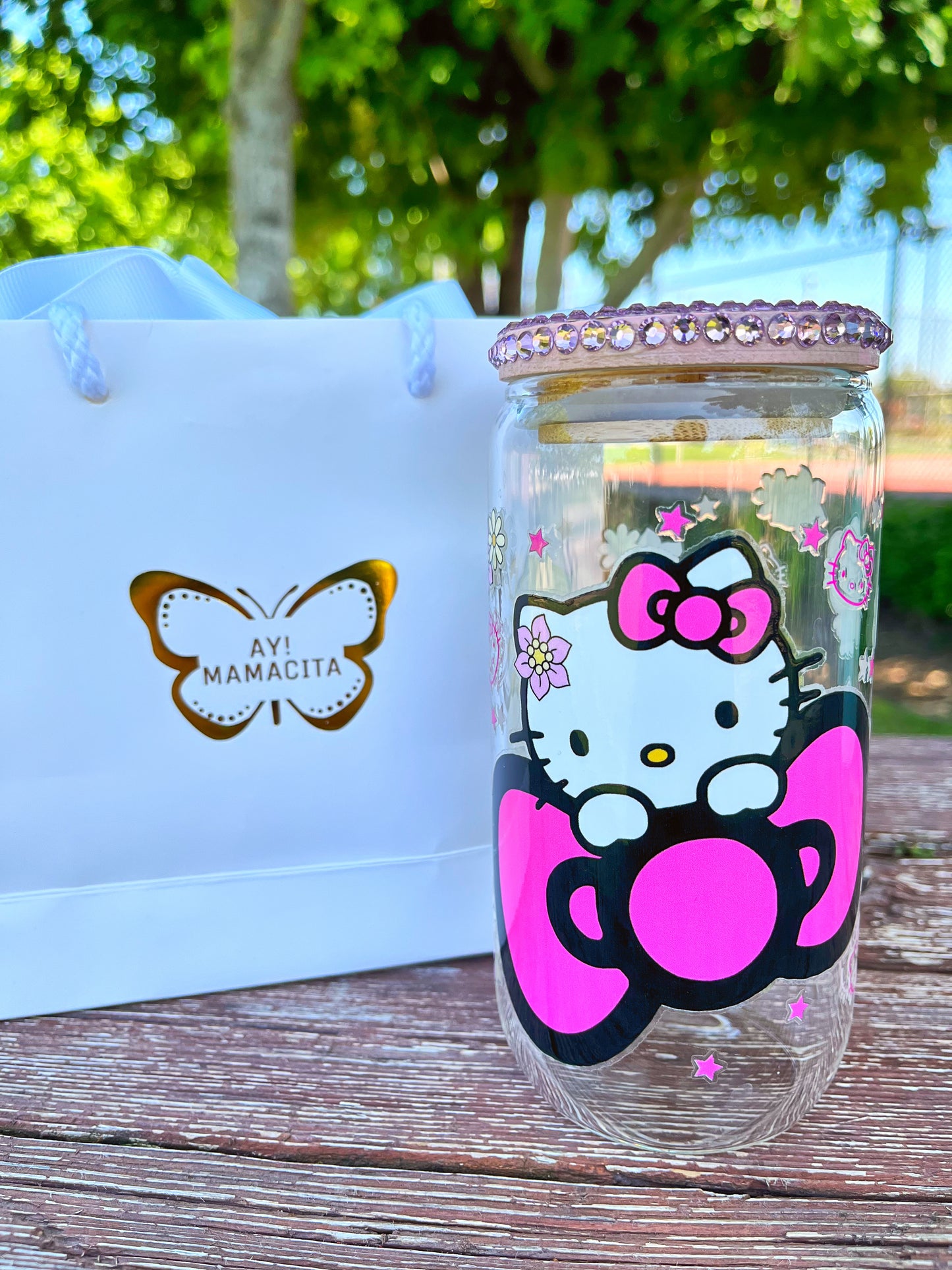 HK Big Pink Bow Libby Cup