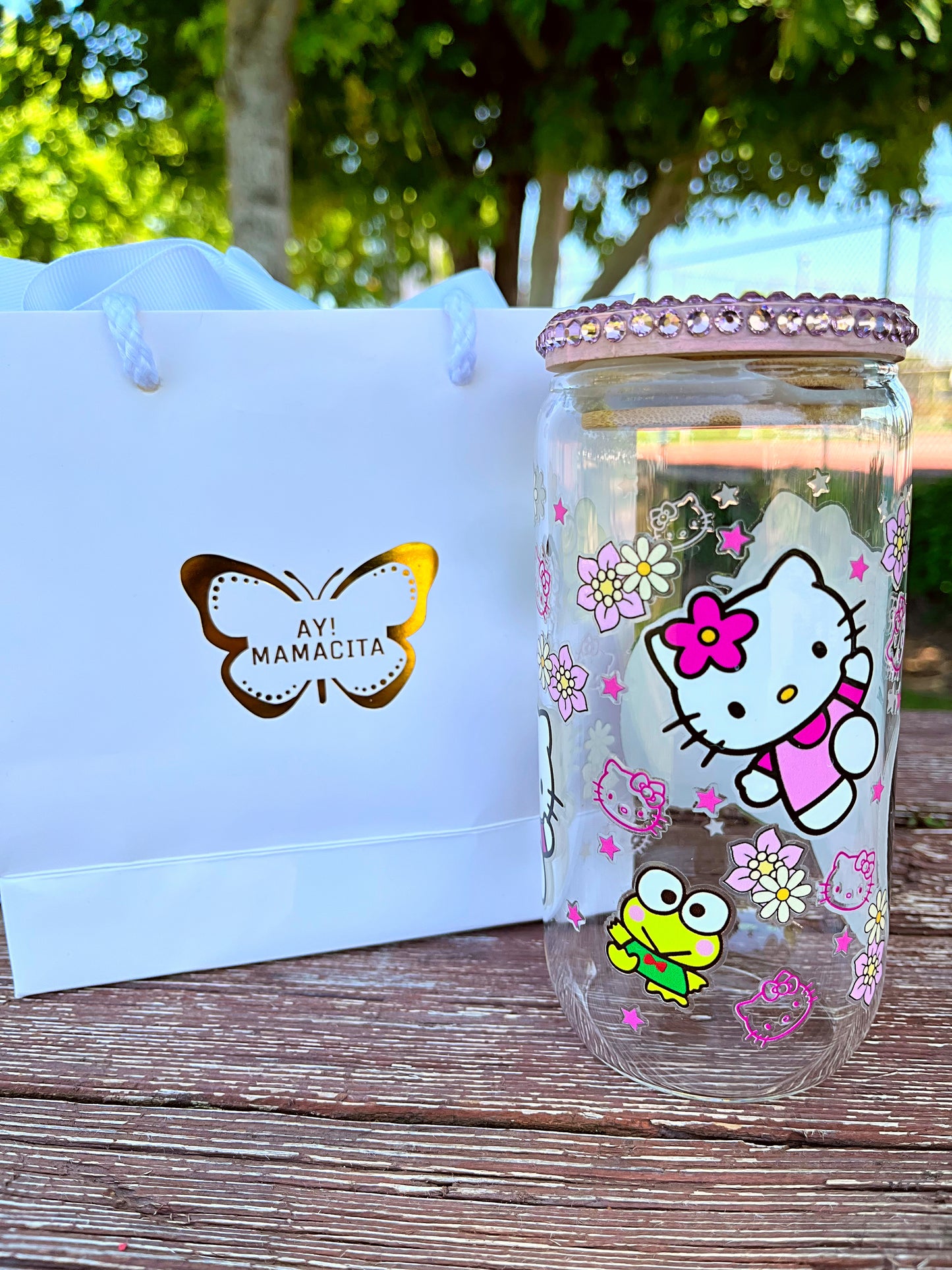 HK Big Pink Bow Libby Cup
