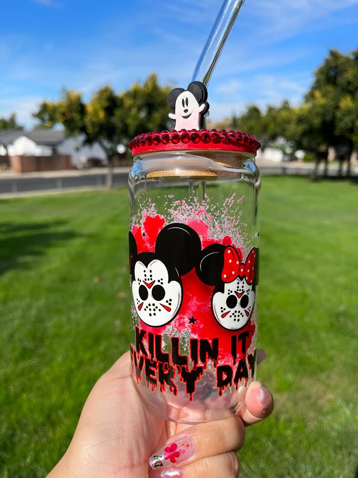 Killin it Everyday Mickey and Minnie Libbey Cup