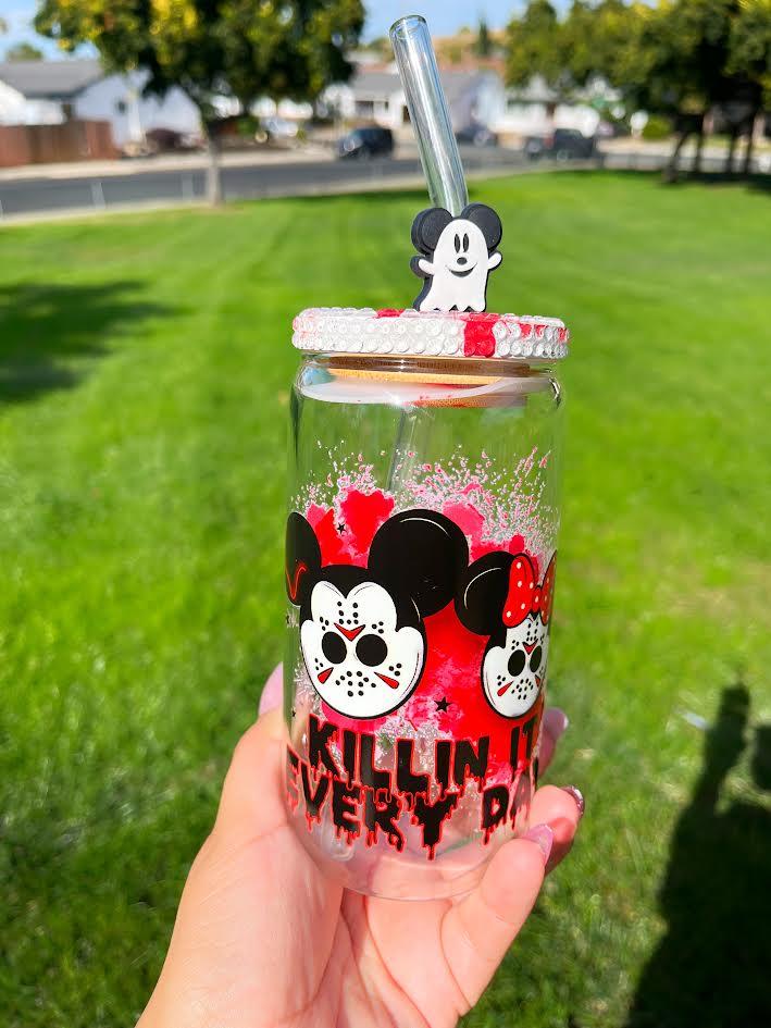 Killin it Everyday Mickey and Minnie Libbey Cup