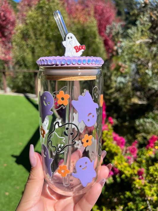 Cute Flower Ghosty Libbey Cup