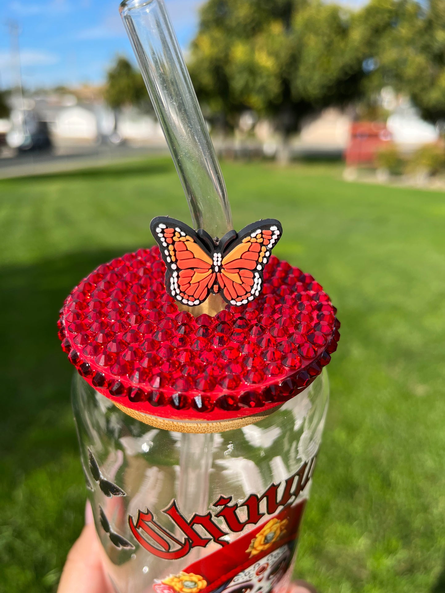 Red Catrina libbey cup