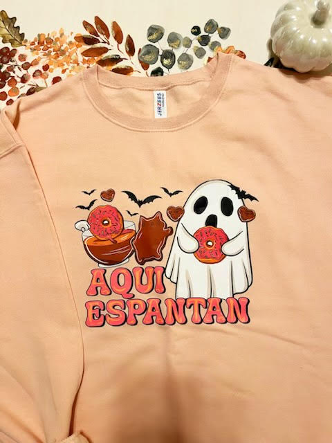 Aqui Espantan Ghosty Crewneck