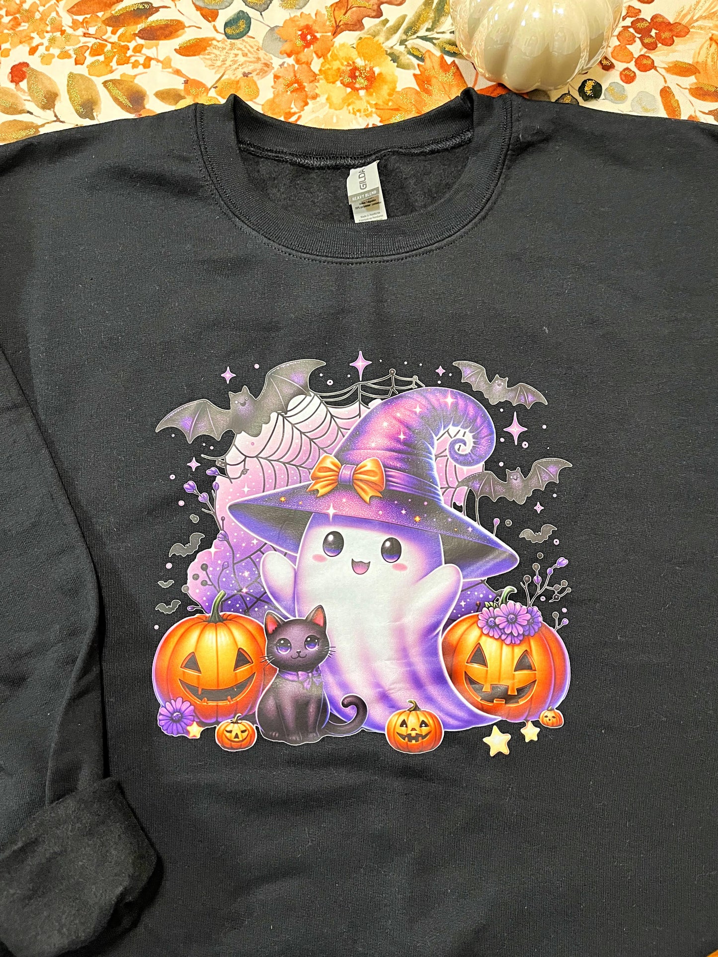 Cute Witch Ghosty Crewneck