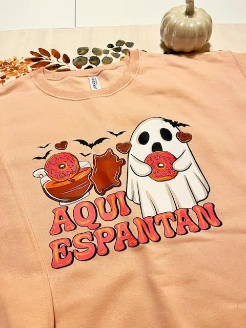 Aqui Espantan Ghosty Crewneck